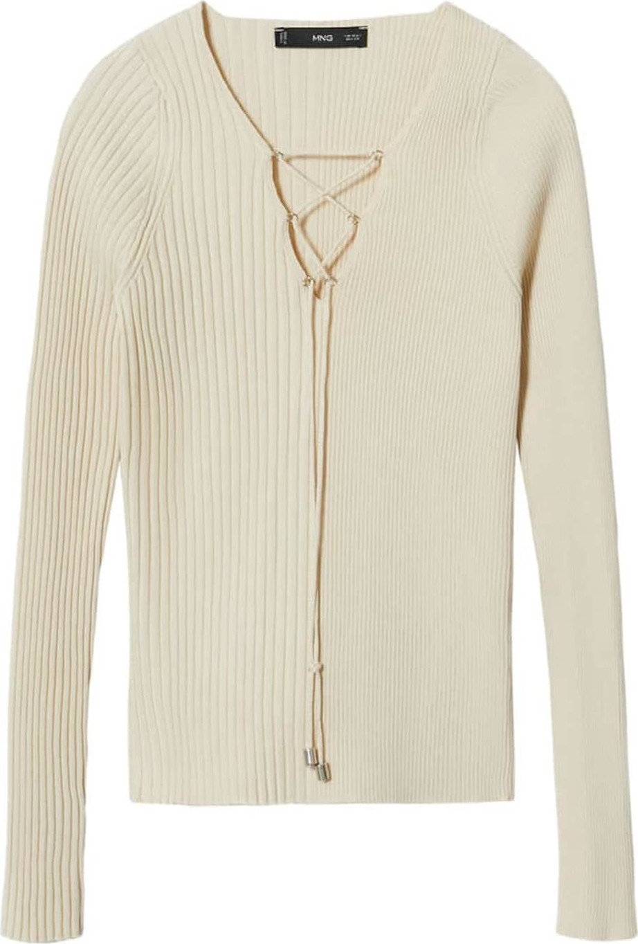 MANGO Svetr 'Mati' béžová