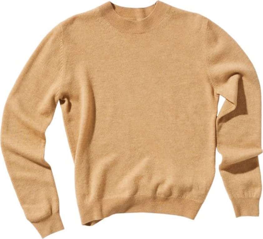 MANGO Svetr 'Serrano' světle hnědá