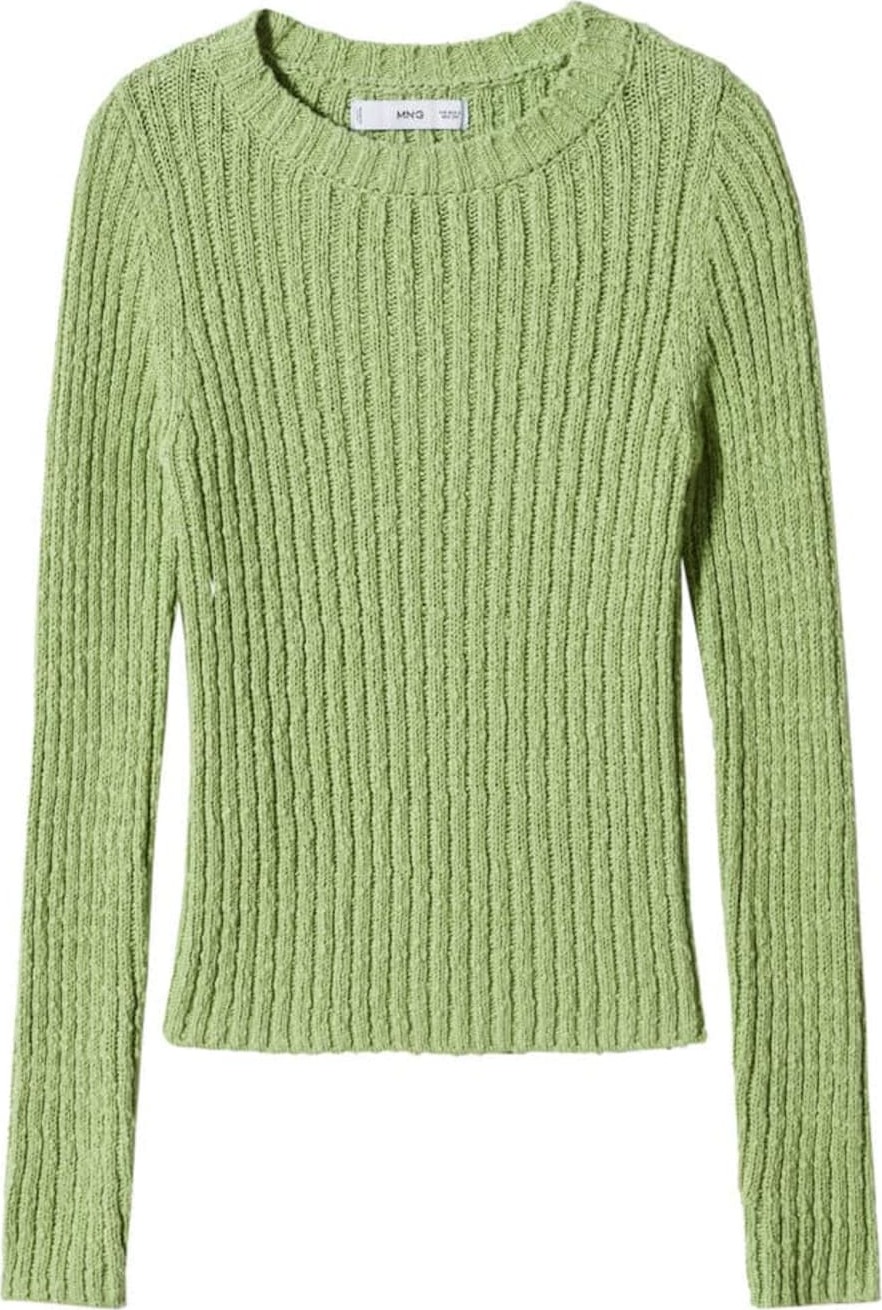MANGO Svetr 'Zacaria' světle zelená