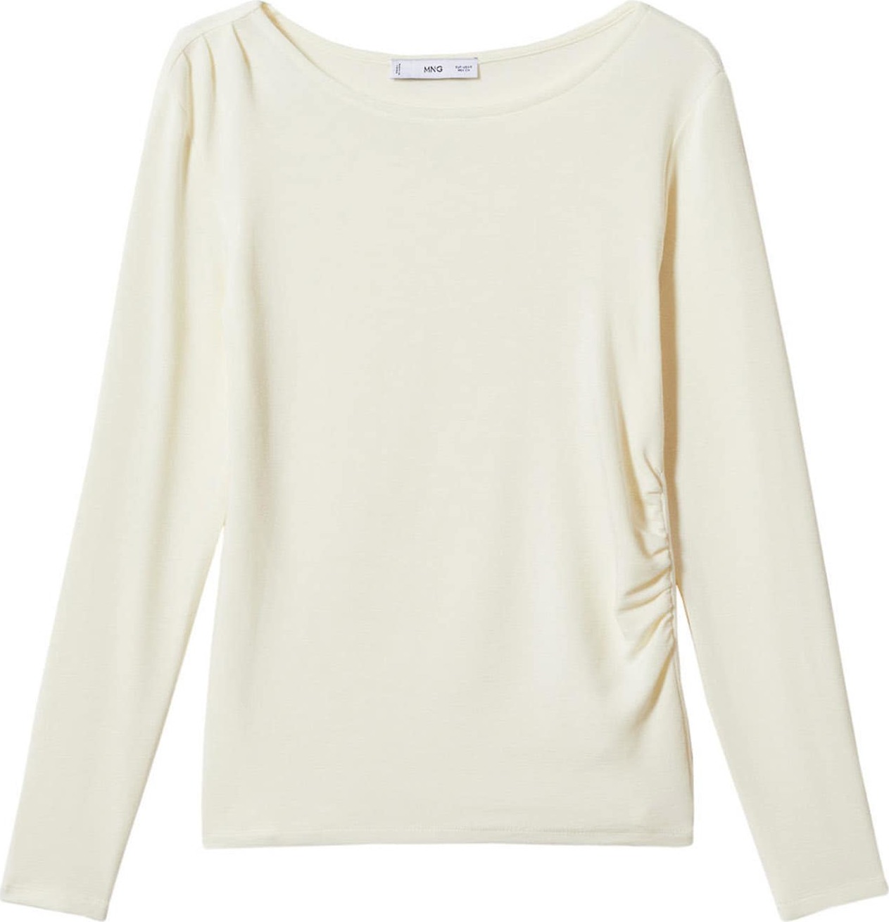 MANGO Tričko 'CARLINA' světle žlutá