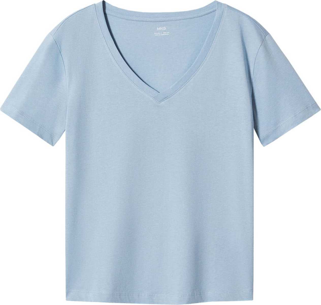 MANGO Tričko 'CHALAPI' světlemodrá