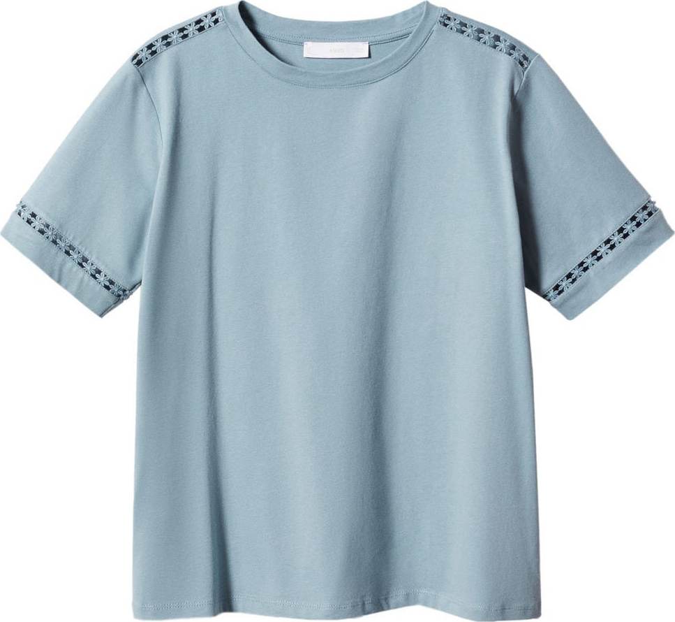 MANGO Tričko 'DAHLIA' kouřově modrá