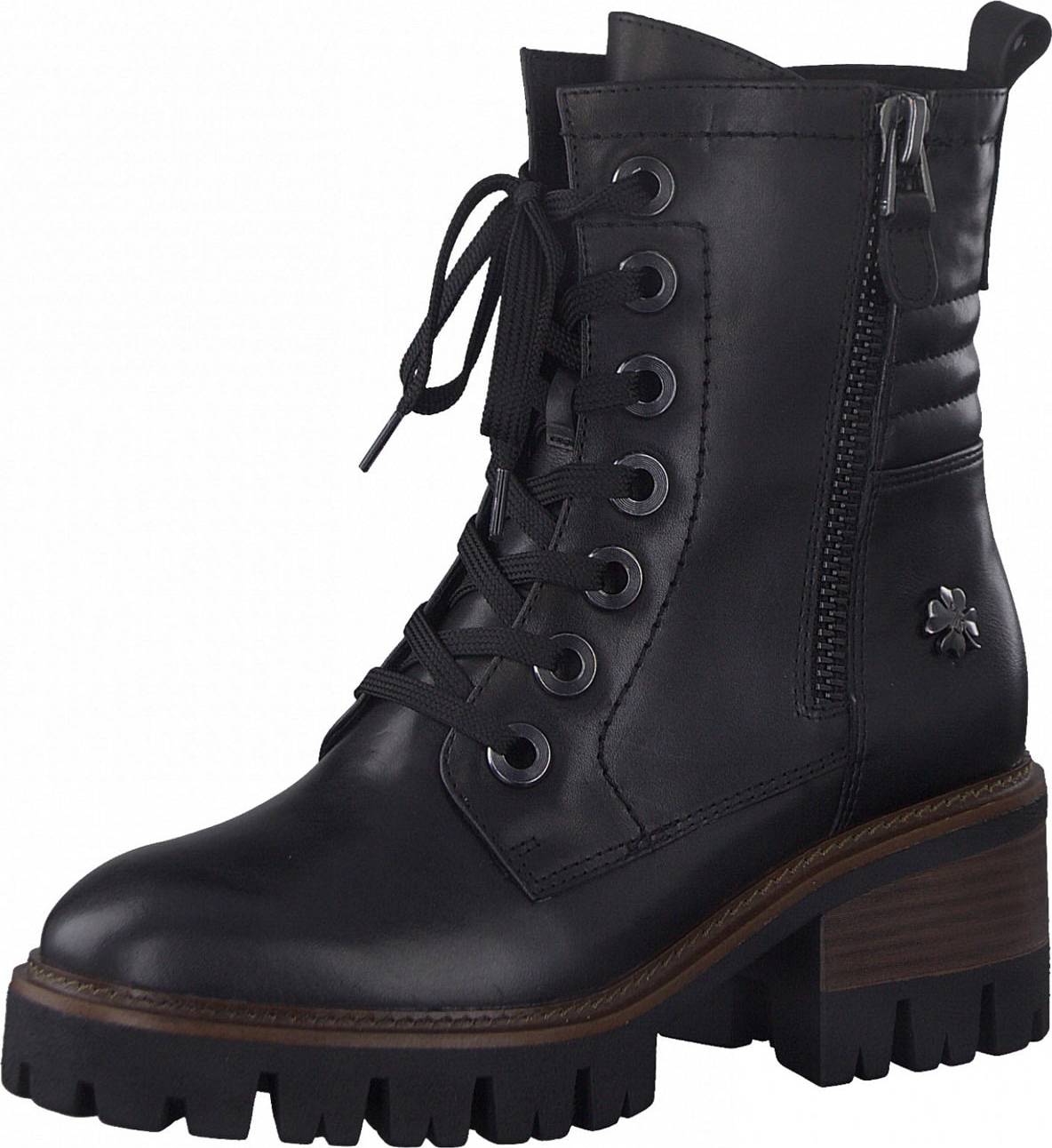 MARCO TOZZI by GUIDO MARIA KRETSCHMER Šněrovací kozačky černá