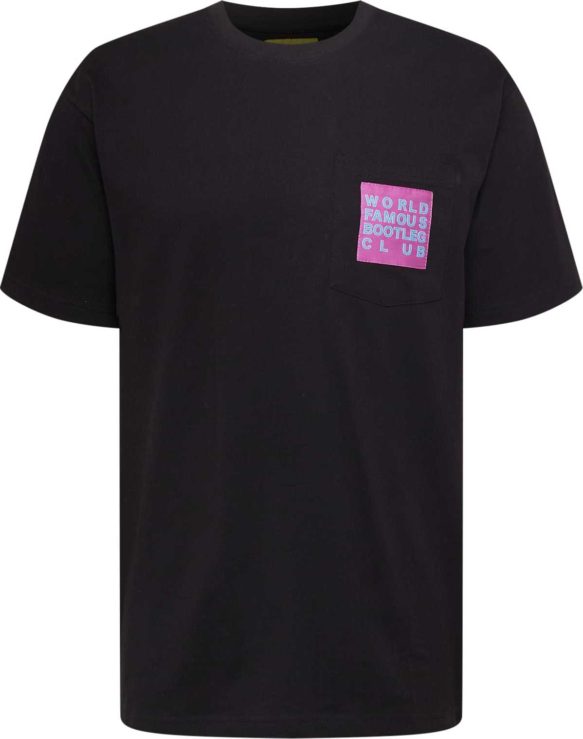 MARKET Tričko tyrkysová / orchidej / černá / bílá