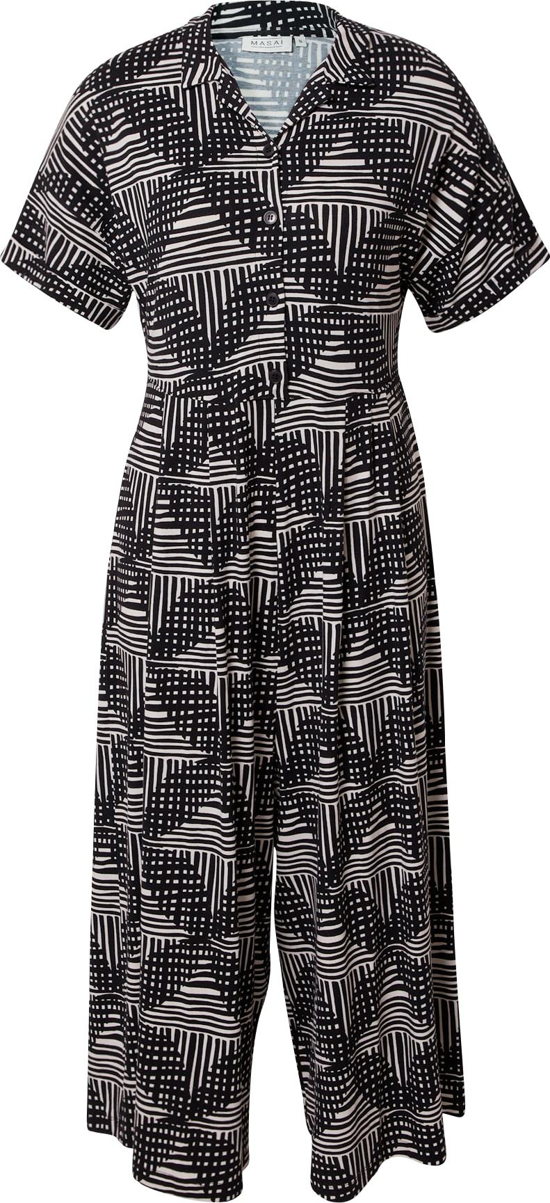 Masai Overal 'Nydia' černá / bílá