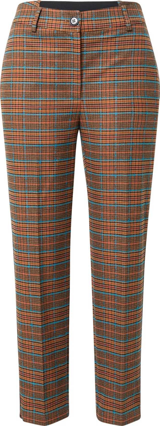 MAX&Co. Chino kalhoty 'ARTEFICE' velbloudí / světlemodrá / vínově červená / černá