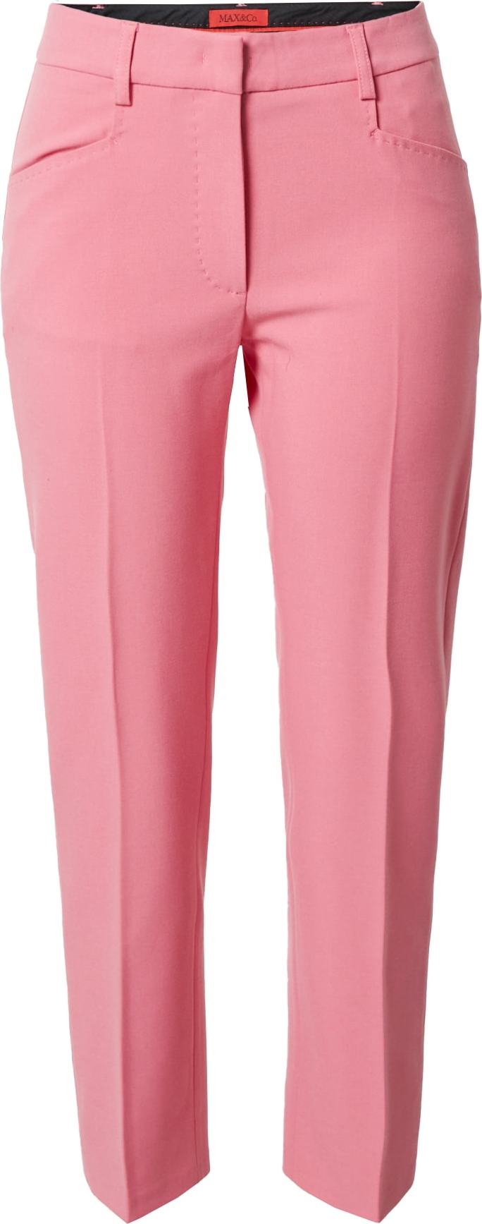 MAX&Co. Kalhoty se sklady v pase 'ADDA' pink