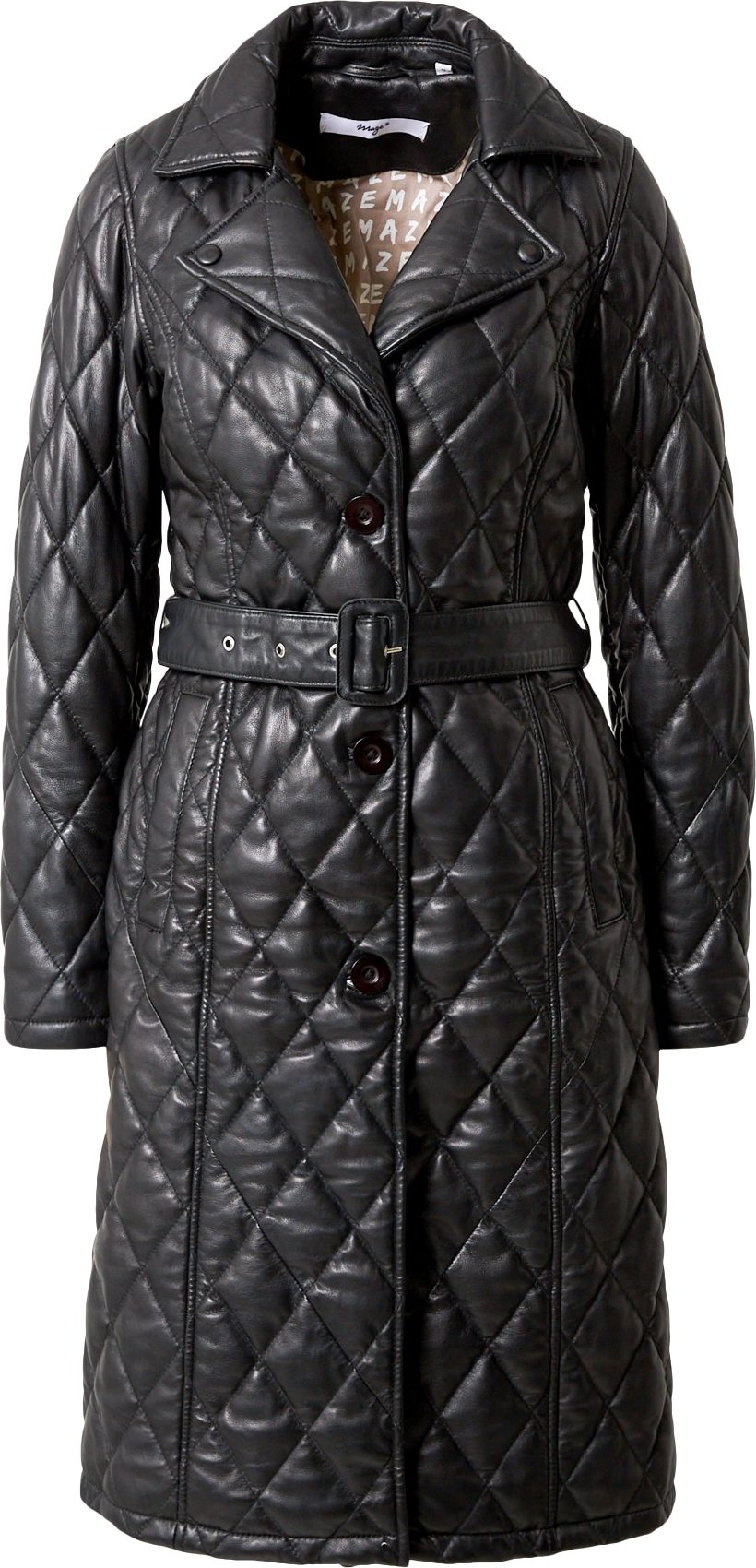 Maze Přechodný kabát černá