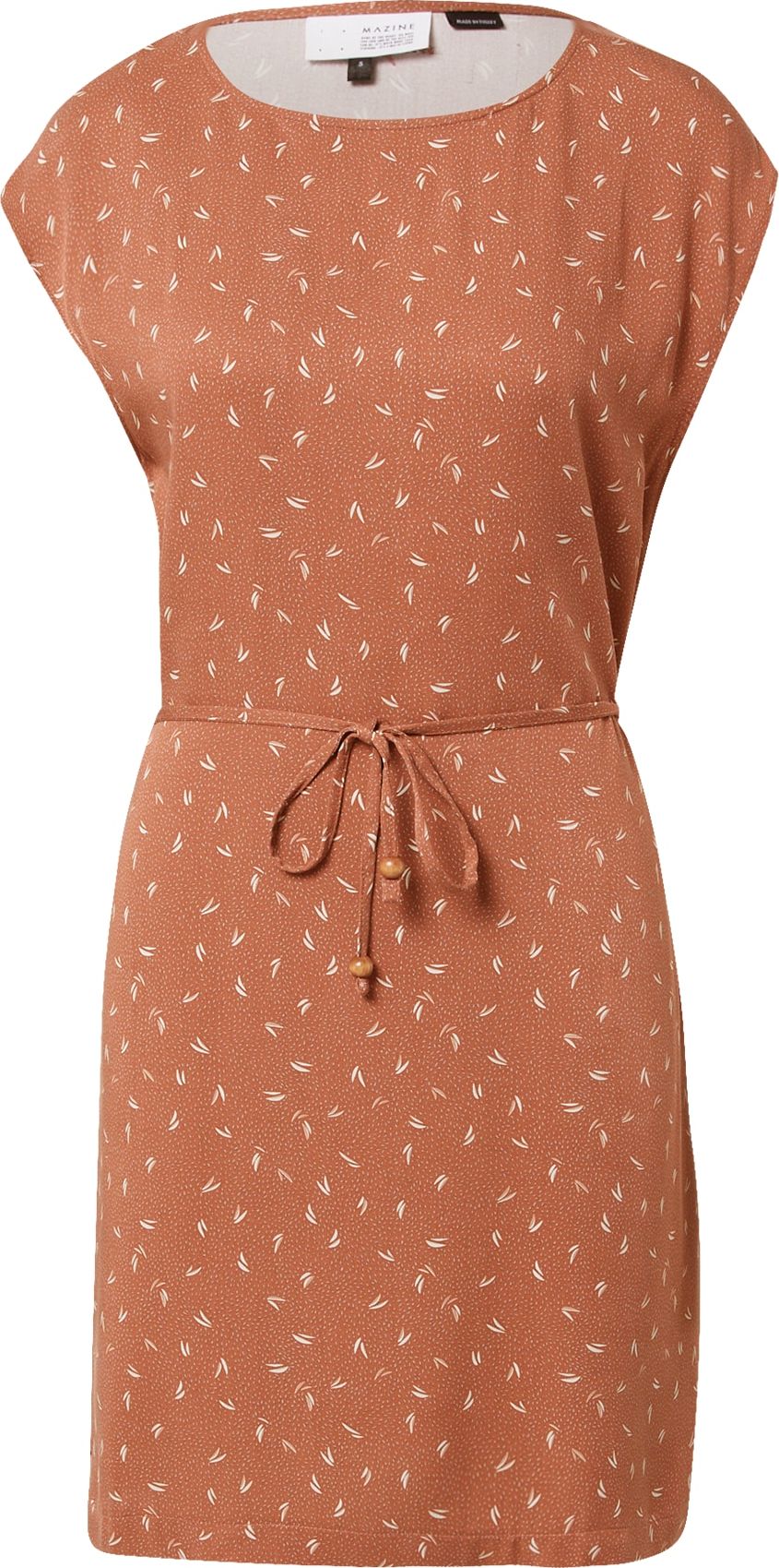 mazine Letní šaty 'Ruth' rezavě červená / bílá