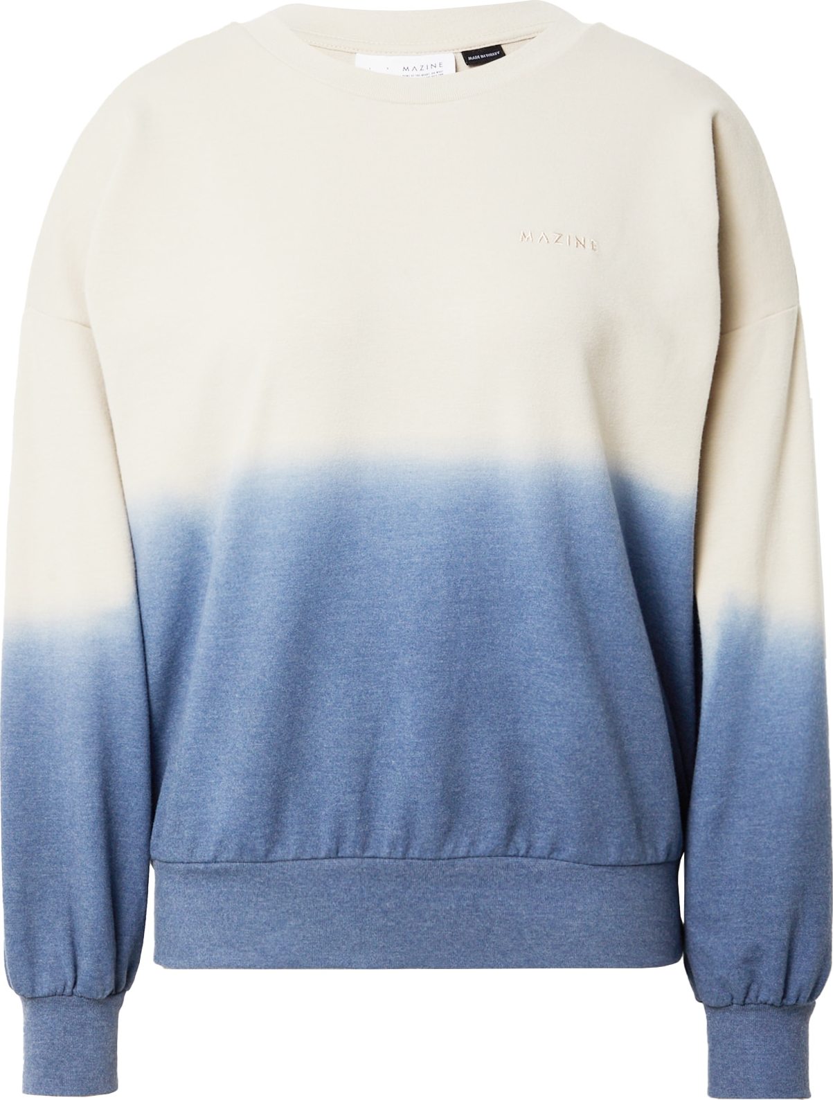 mazine Mikina 'Tama' modrý melír / barva vaječné skořápky