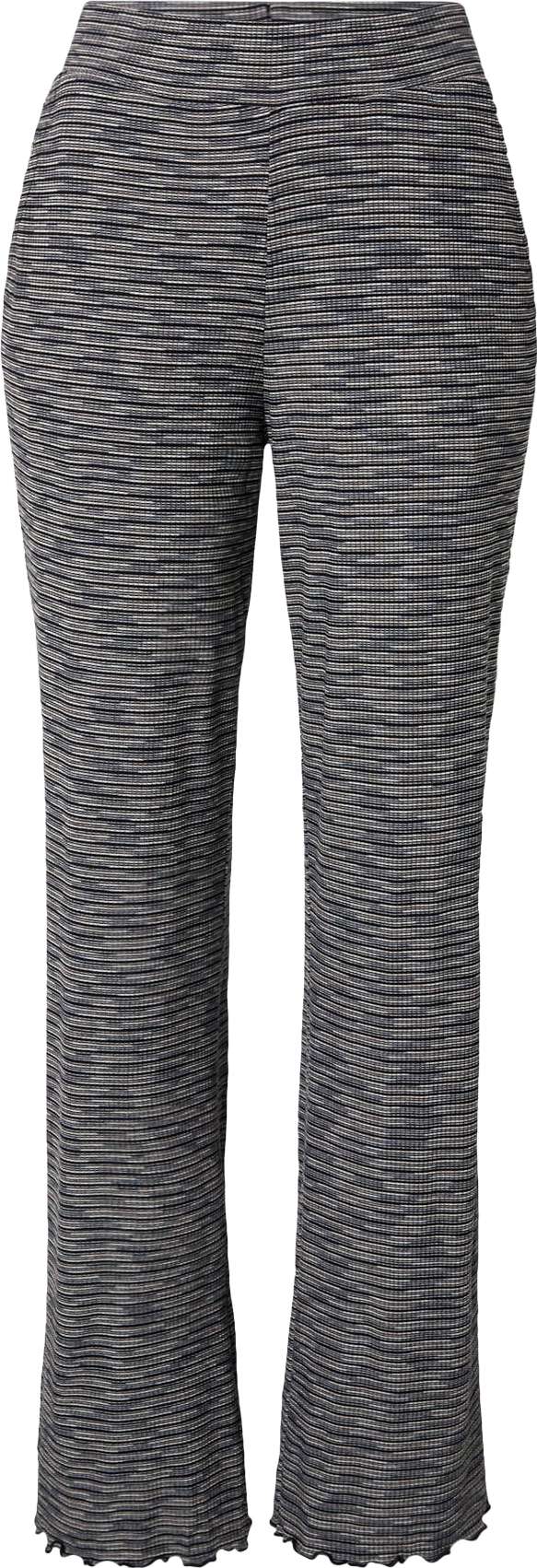 mbym Kalhoty 'Akane' šedá / černá / bílá