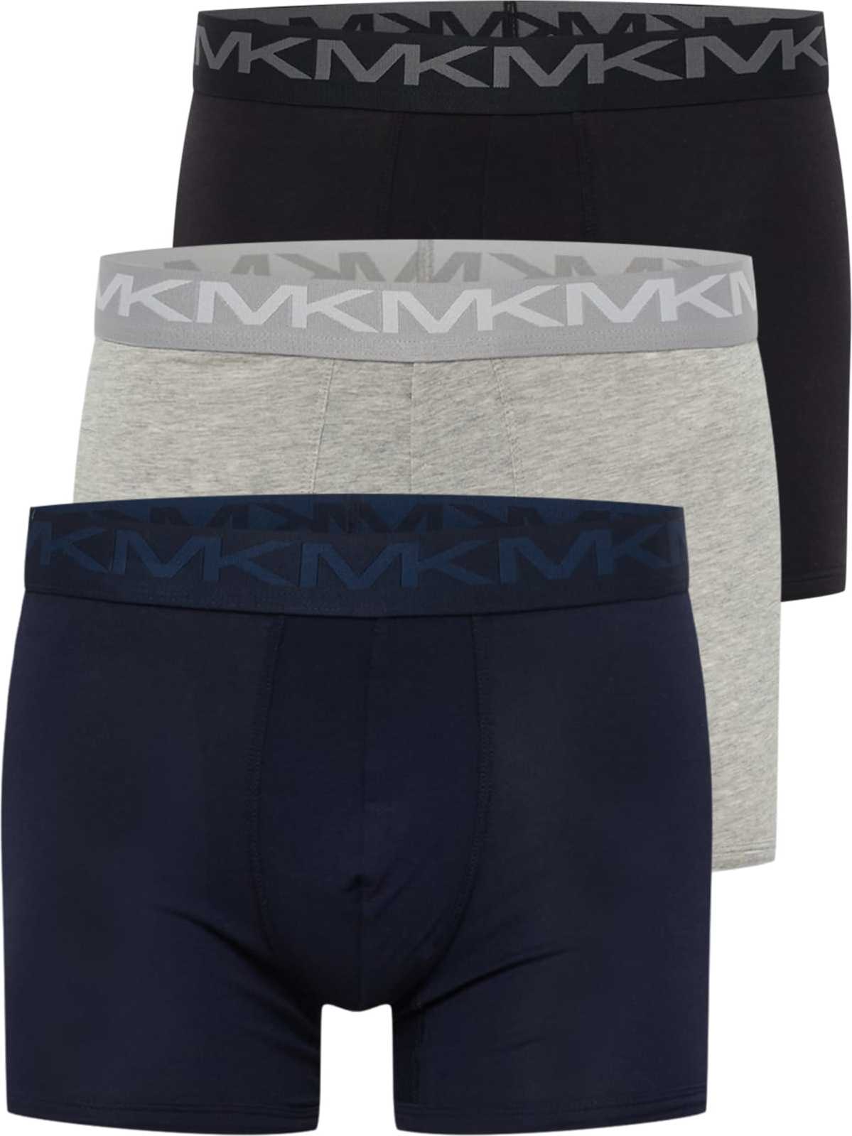 Michael Kors Boxerky tmavě modrá / světle šedá / šedý melír / černá