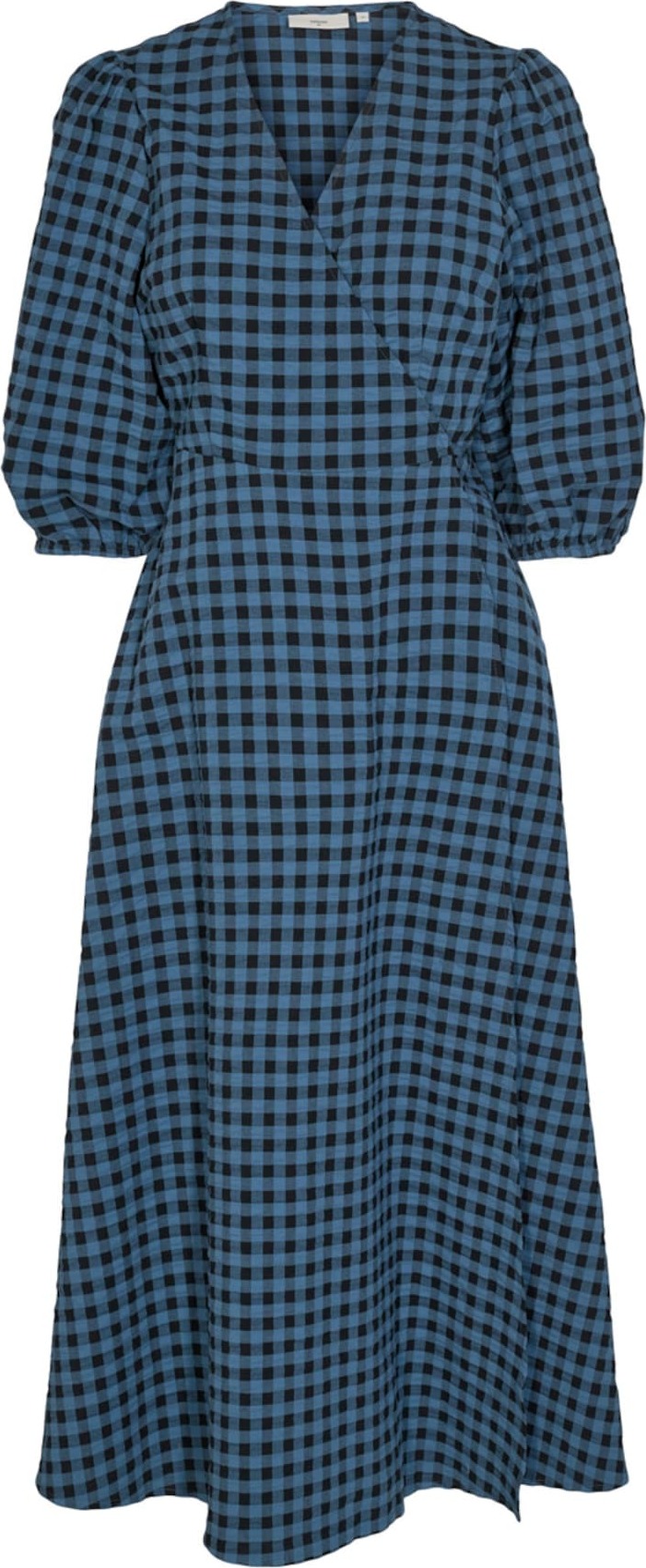 minimum Šaty 'Elmina' kouřově modrá / černá