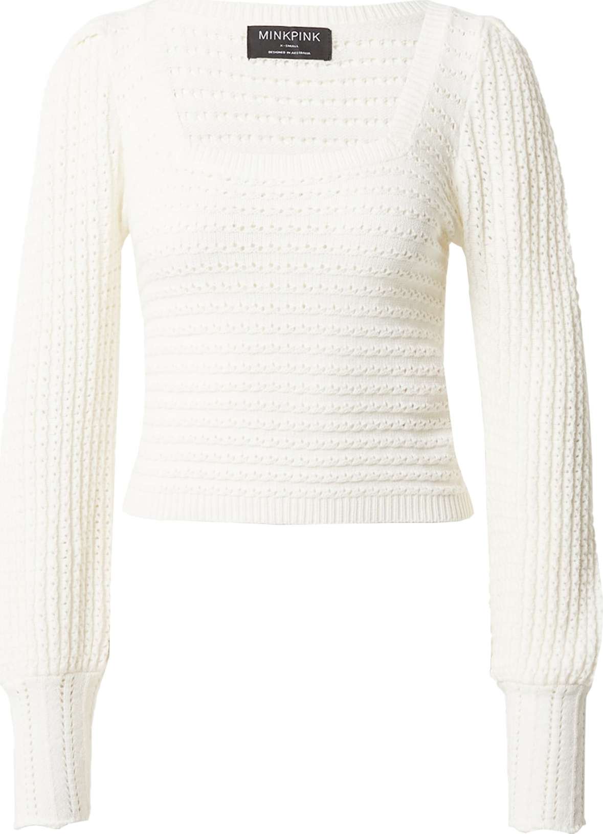 MINKPINK Svetr 'CORA' přírodní bílá