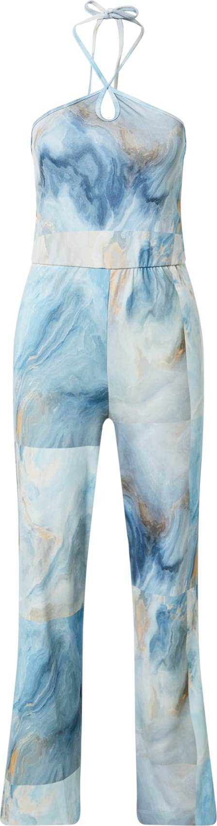 Monki Overal modrá / kouřově modrá / světlemodrá / oranžová