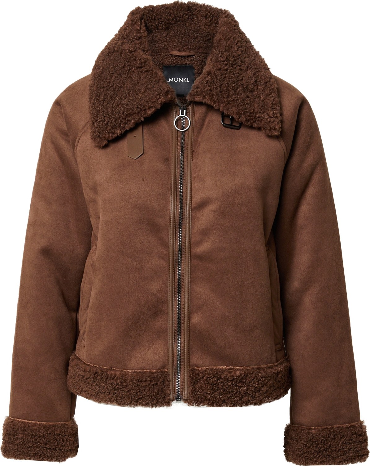 Monki Přechodná bunda tmavě hnědá