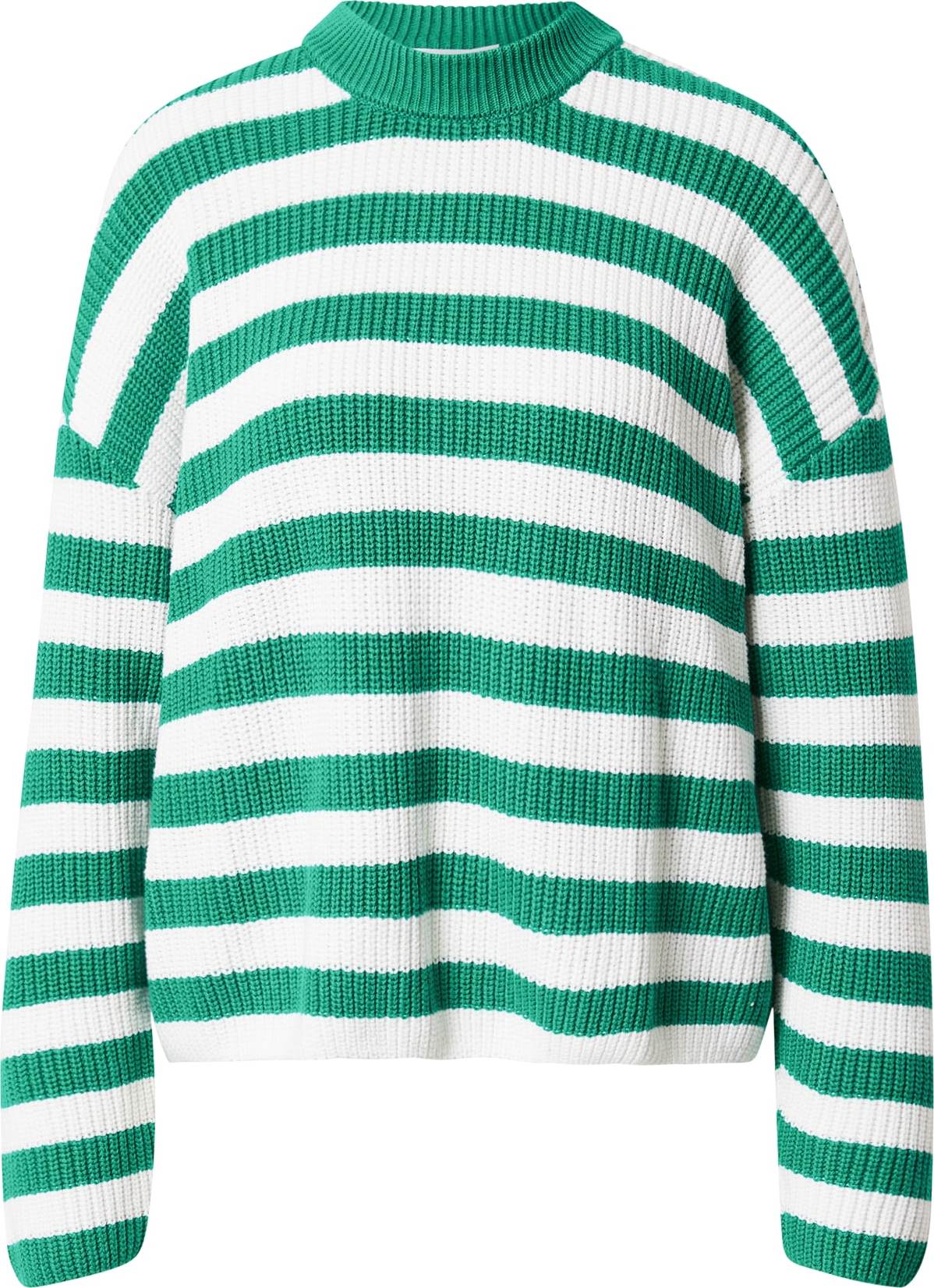 Monki Svetr zelená / bílá