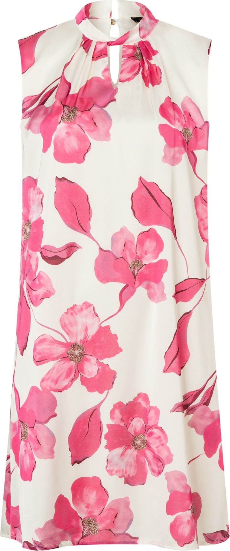 MORE & MORE Šaty režná / tmavě béžová / pink / světle růžová