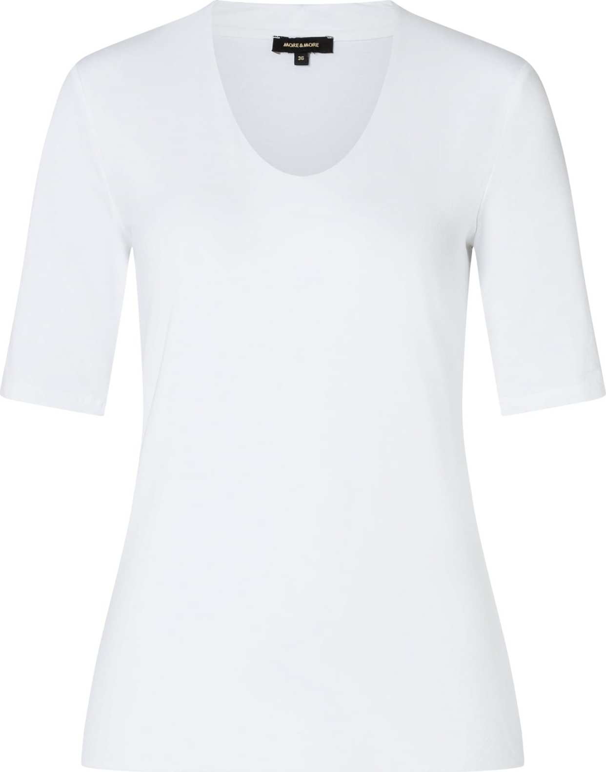 MORE & MORE Tričko bílá
