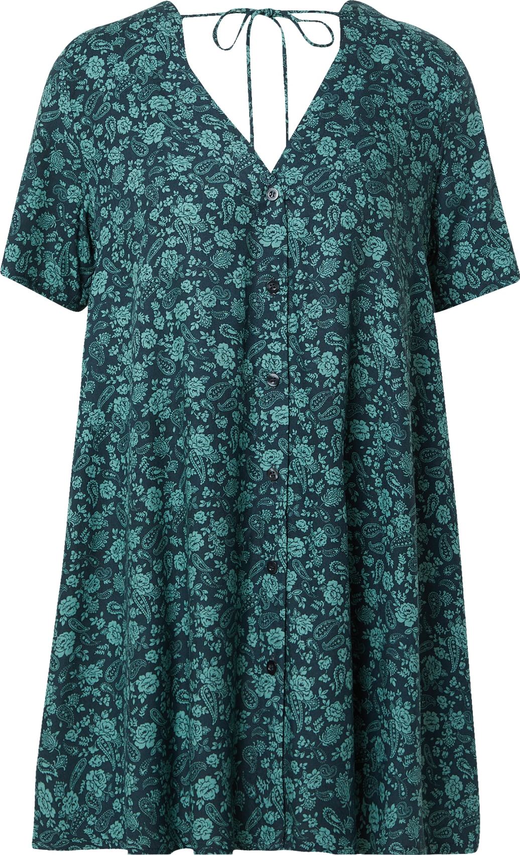 Motel Košilové šaty 'Crosena' zelená / nefritová