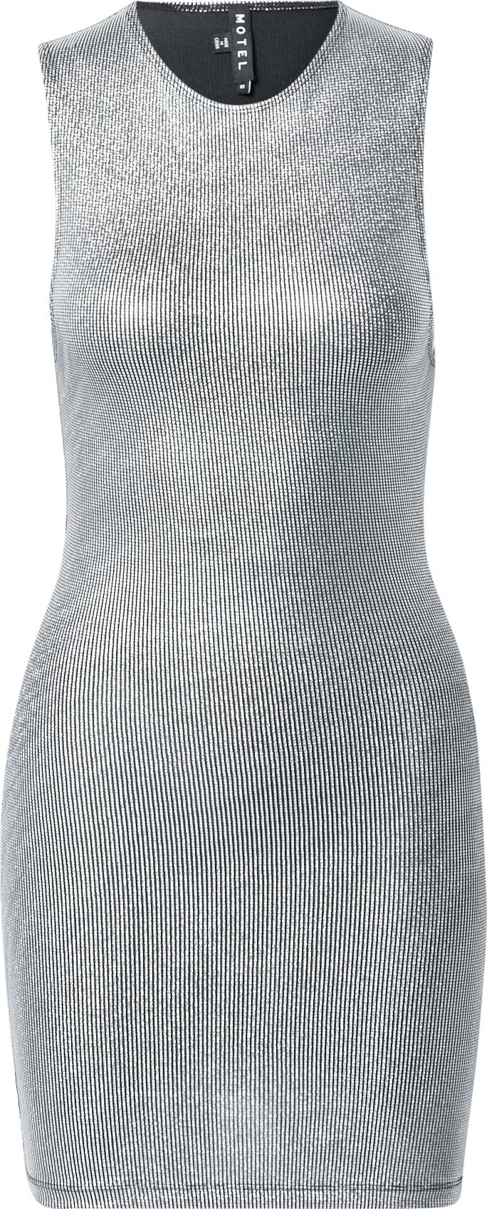 Motel Šaty 'Gele' stříbrná