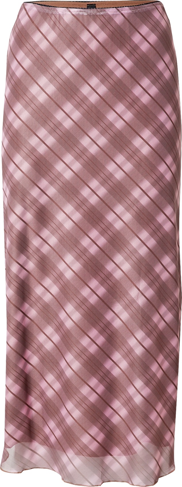 Motel Sukně 'Lassie' světle růžová / krvavě červená / burgundská červeň