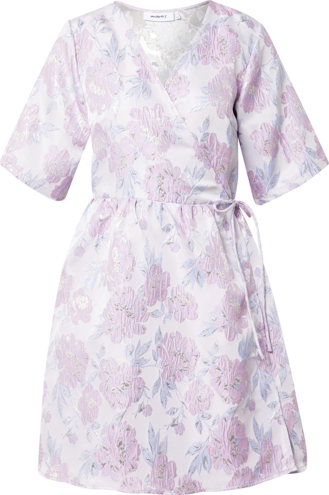 Moves Šaty 'Jacas' azurová / světlemodrá / bledě fialová / stříbrná