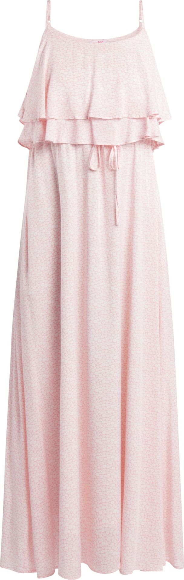 MYMO Letní šaty světle růžová / bílá