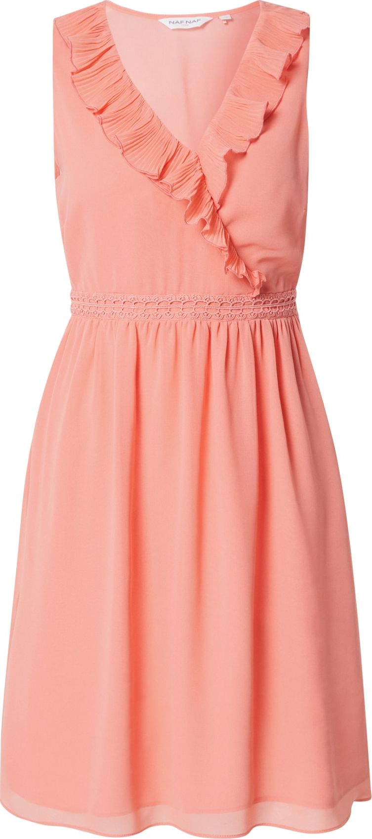 NAF NAF Letní šaty 'Lotussa' lososová