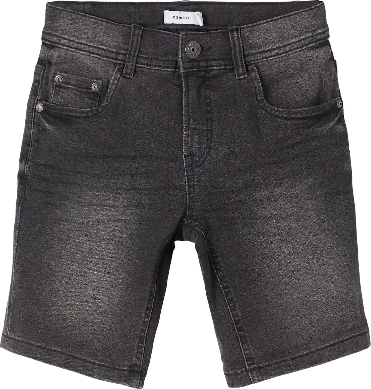 NAME IT Džíny 'Ryan' černá džínovina