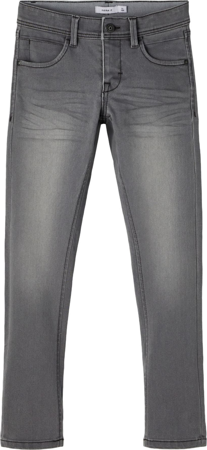 NAME IT Džíny 'THEO' šedá džínová
