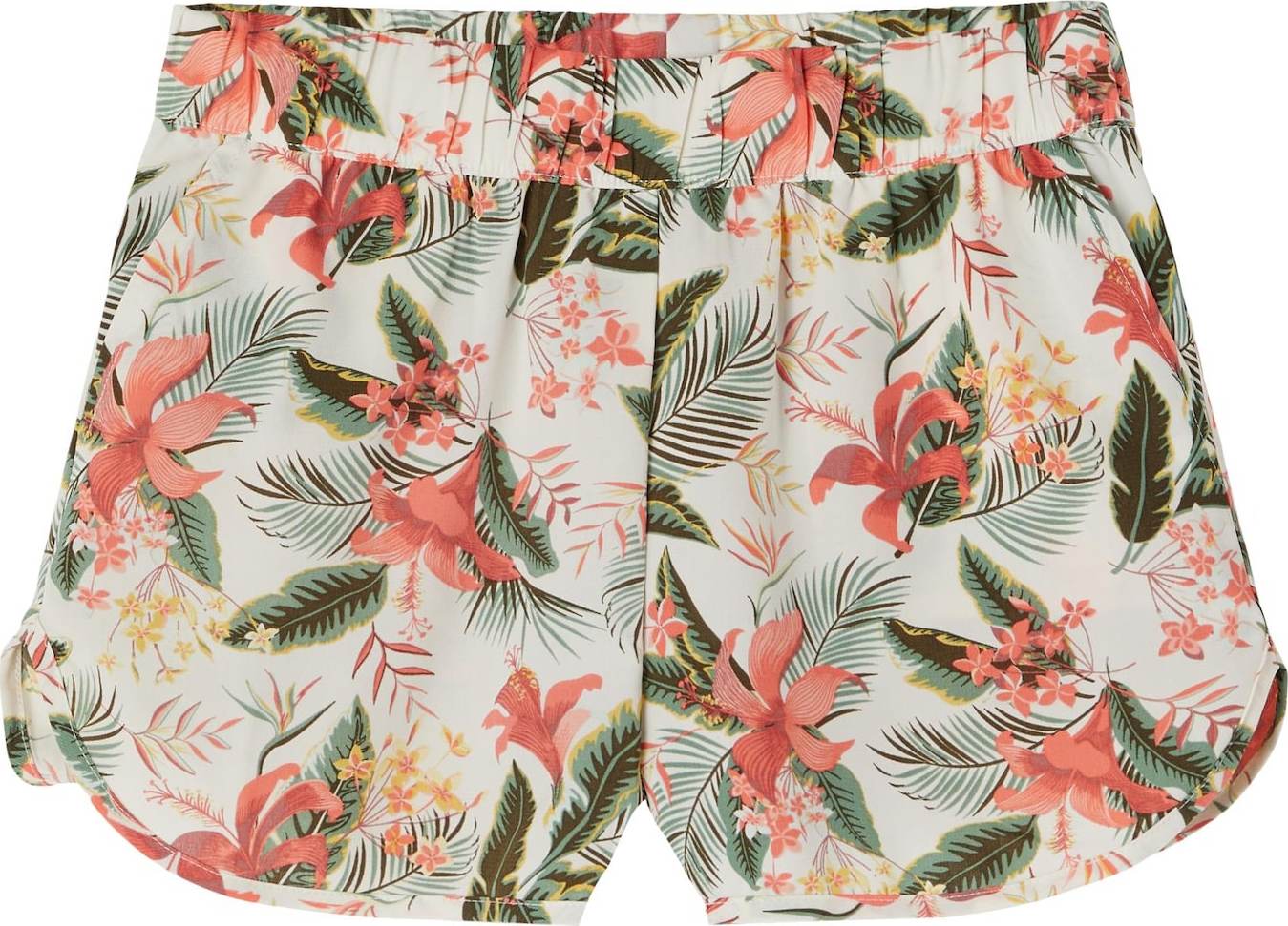 NAME IT Kalhoty 'Vinaya' kari / khaki / lososová / offwhite