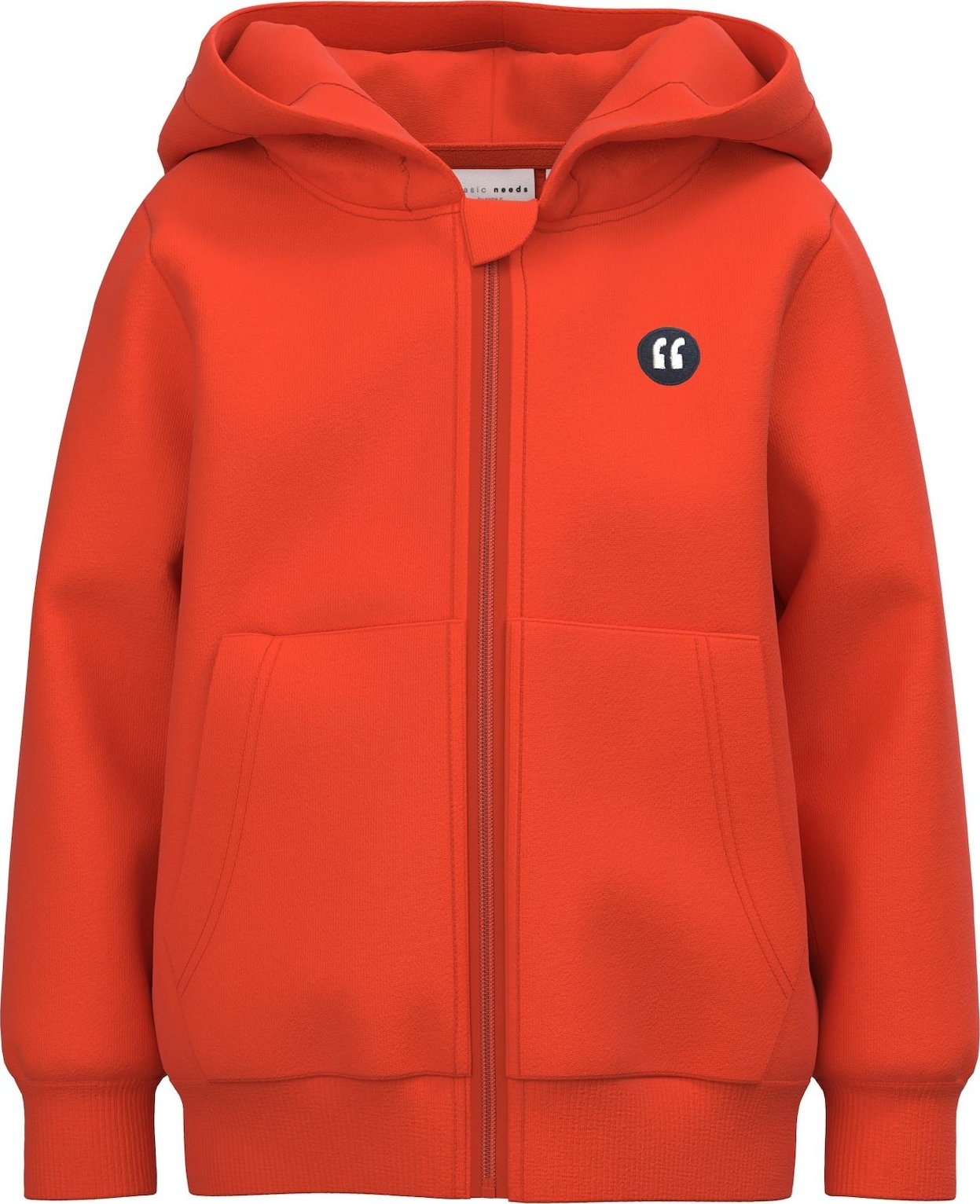 NAME IT Mikina 'Valon' námořnická modř / oranžově červená / bílá