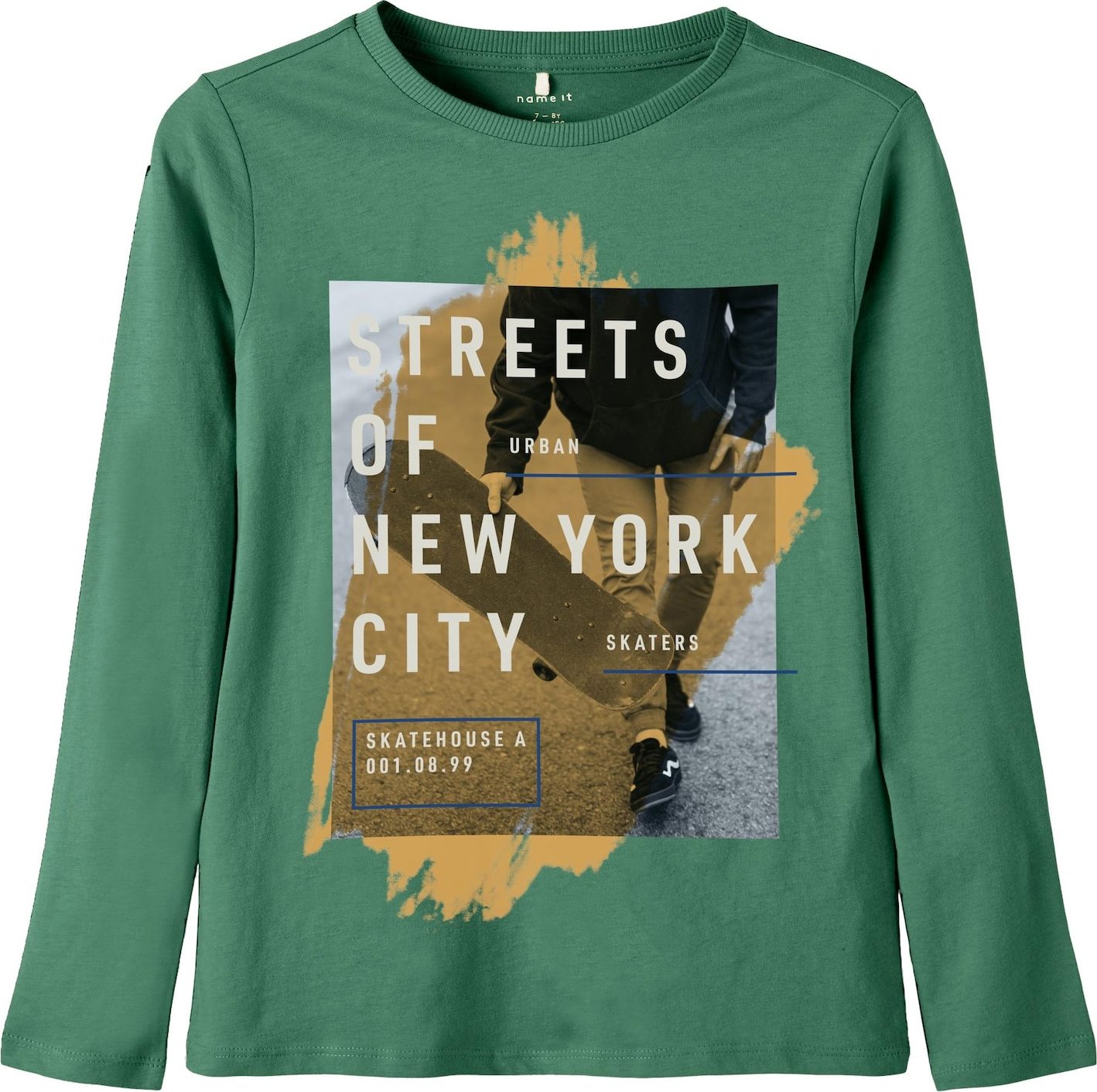 NAME IT Tričko 'Lues' zelená / mix barev