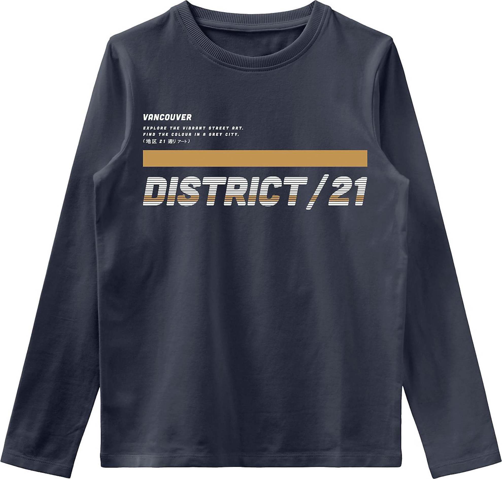 NAME IT Tričko 'VUX' námořnická modř / jasně oranžová / bílá