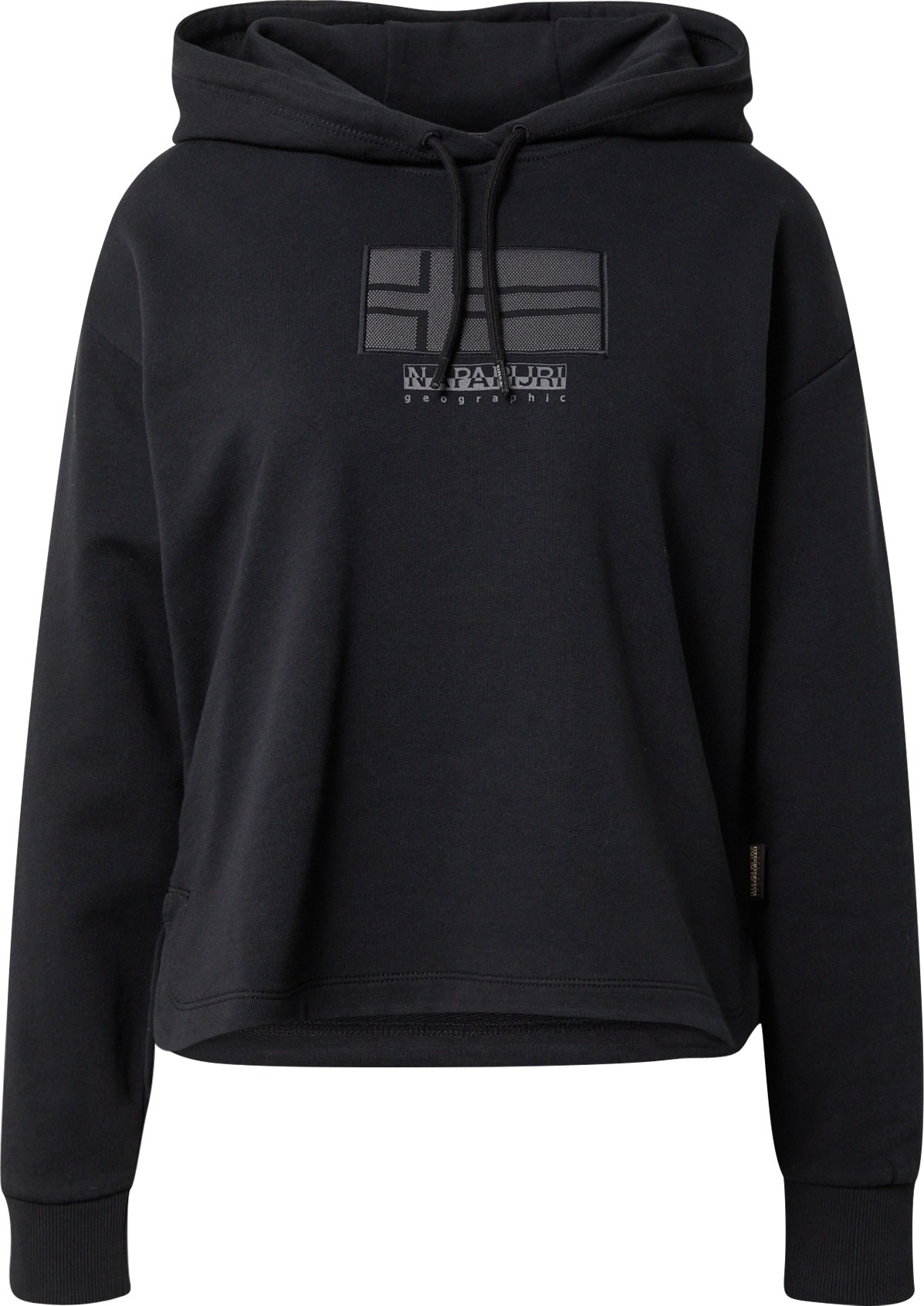 NAPAPIJRI Mikina 'IBARRA' kouřově šedá / černá