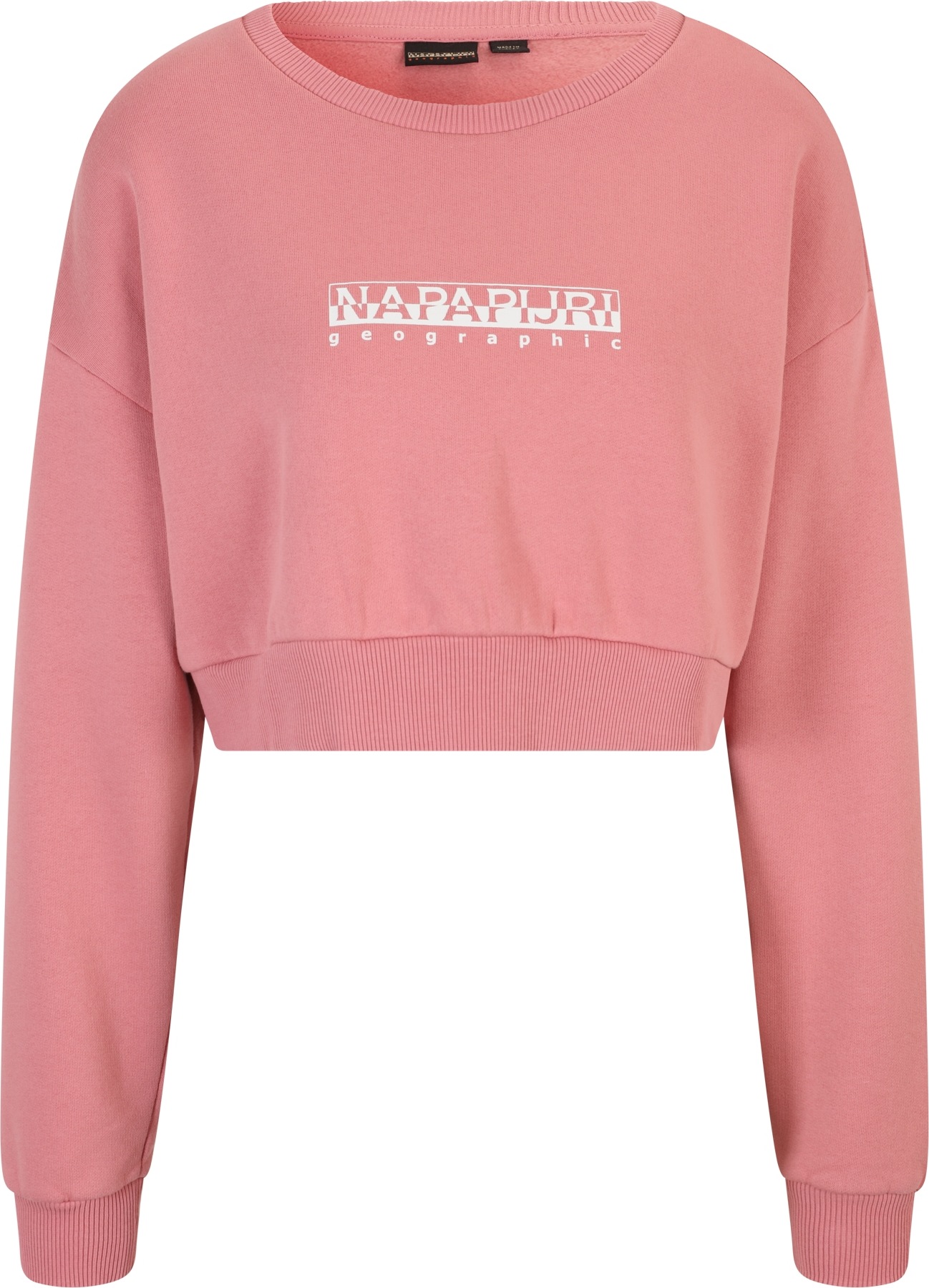 NAPAPIJRI Mikina pink / bílá