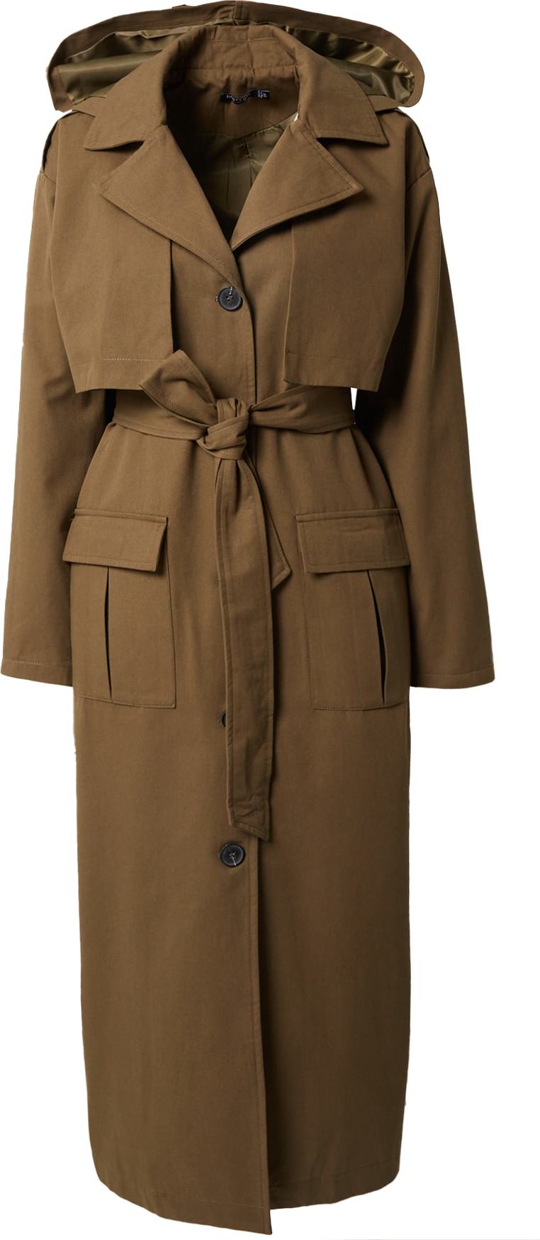 Nasty Gal Přechodný kabát khaki