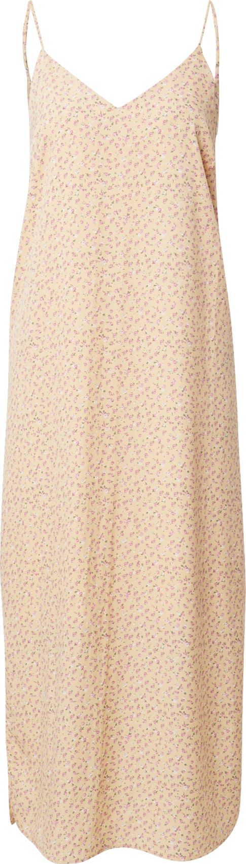 Neo Noir Letní šaty 'Kamran' světle žlutá / zelená / růžová / bílá