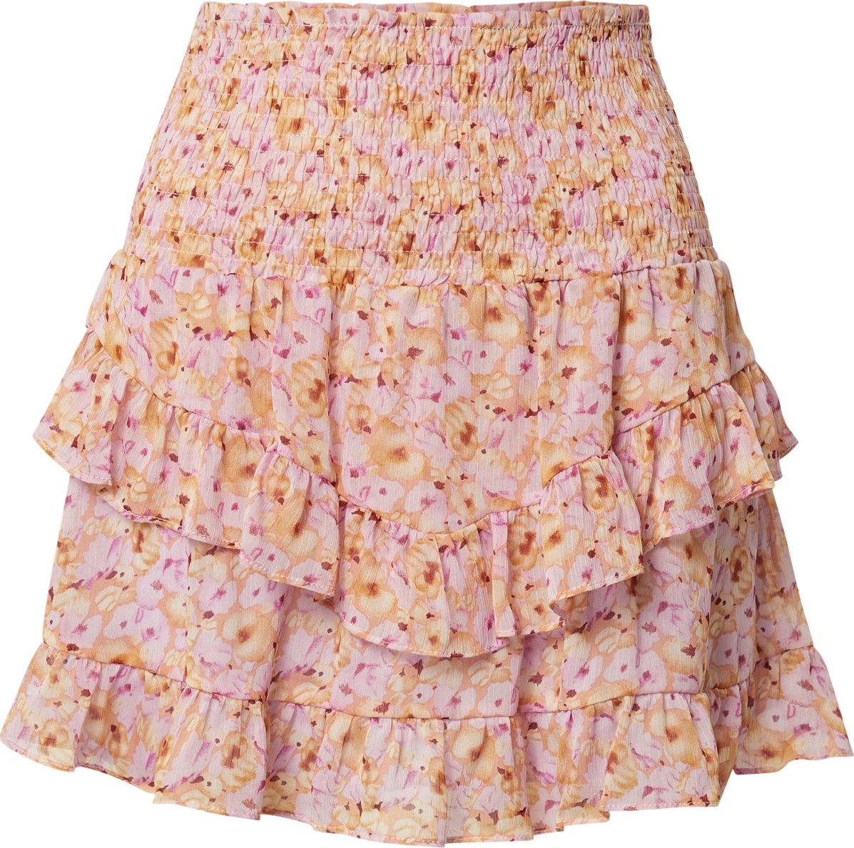 Neo Noir Sukně 'Line Water' fialová / broskvová