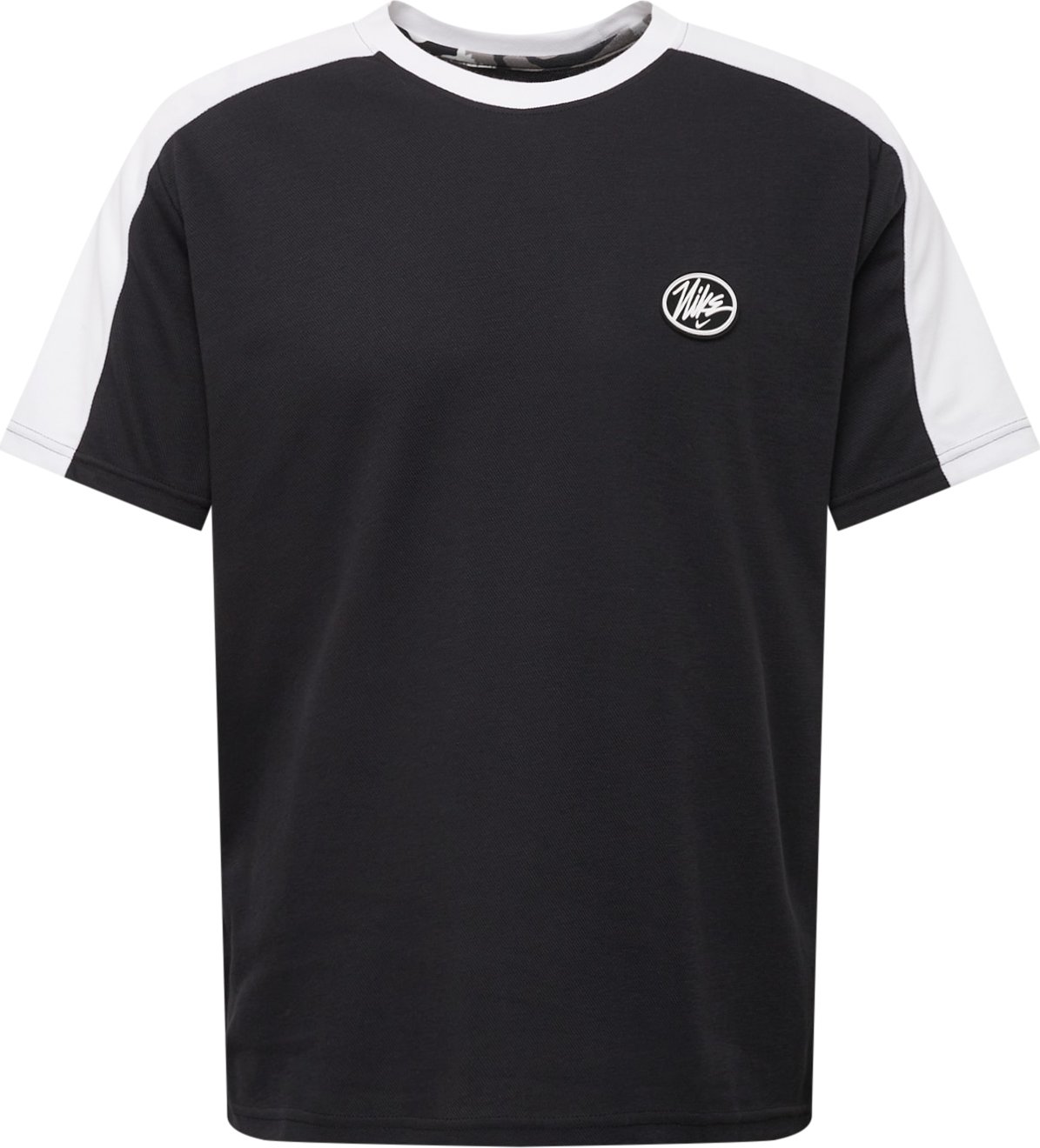 NIKE Funkční tričko černá / bílá