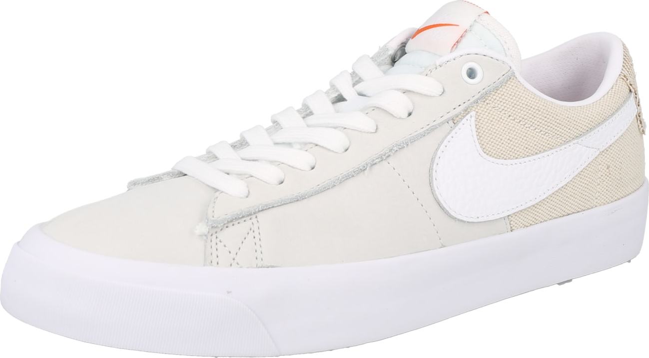 Nike SB Tenisky světle béžová / světle šedá / bílá