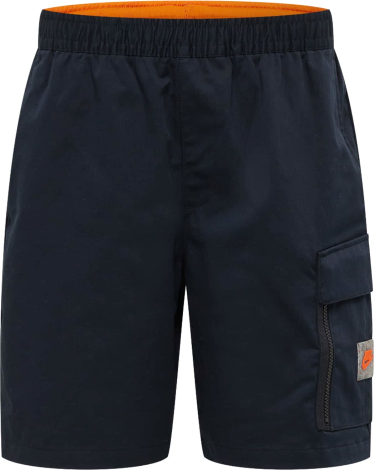 Nike Sportswear Kalhoty námořnická modř / šedá / oranžová / černá
