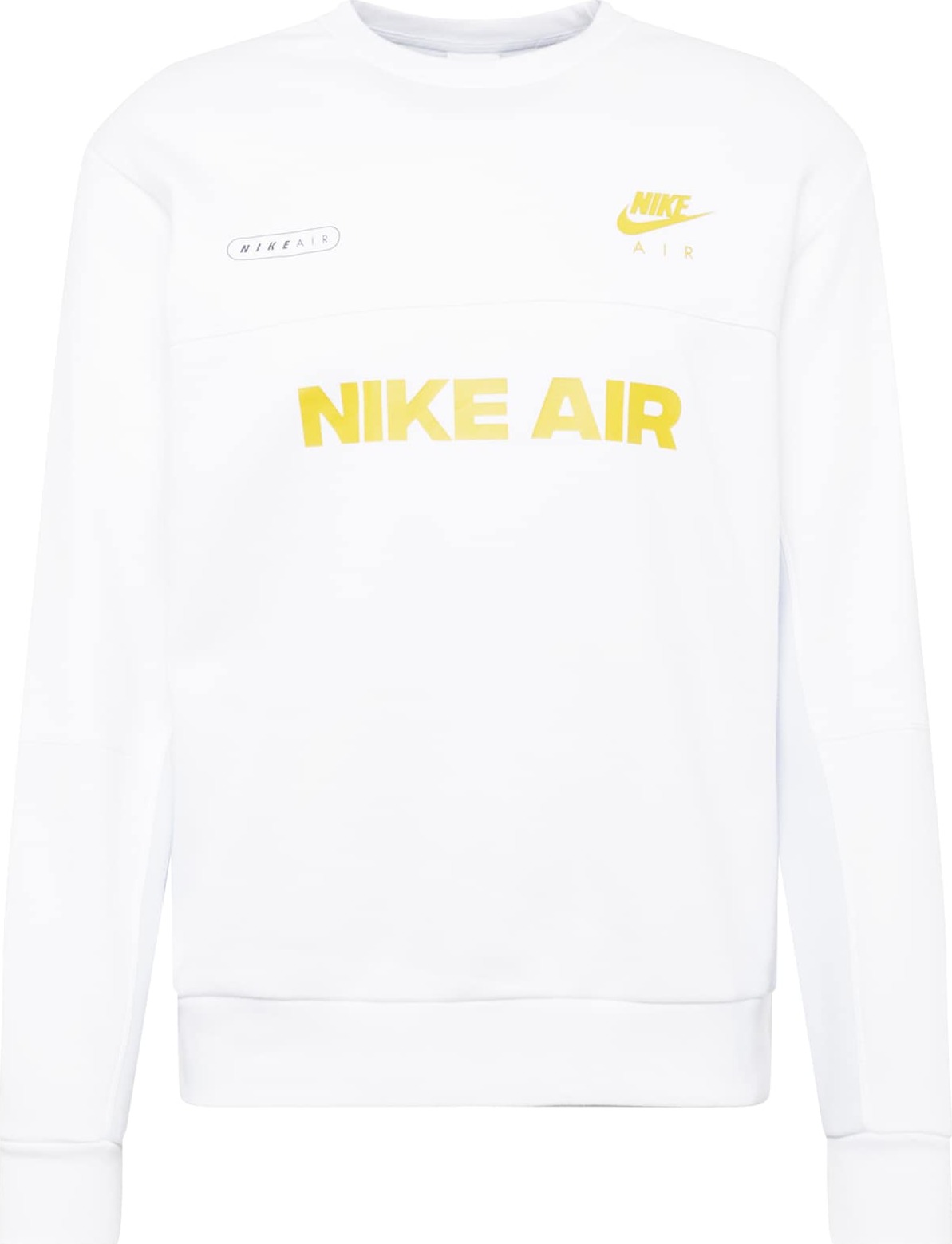 Nike Sportswear Mikina zlatá / bílá