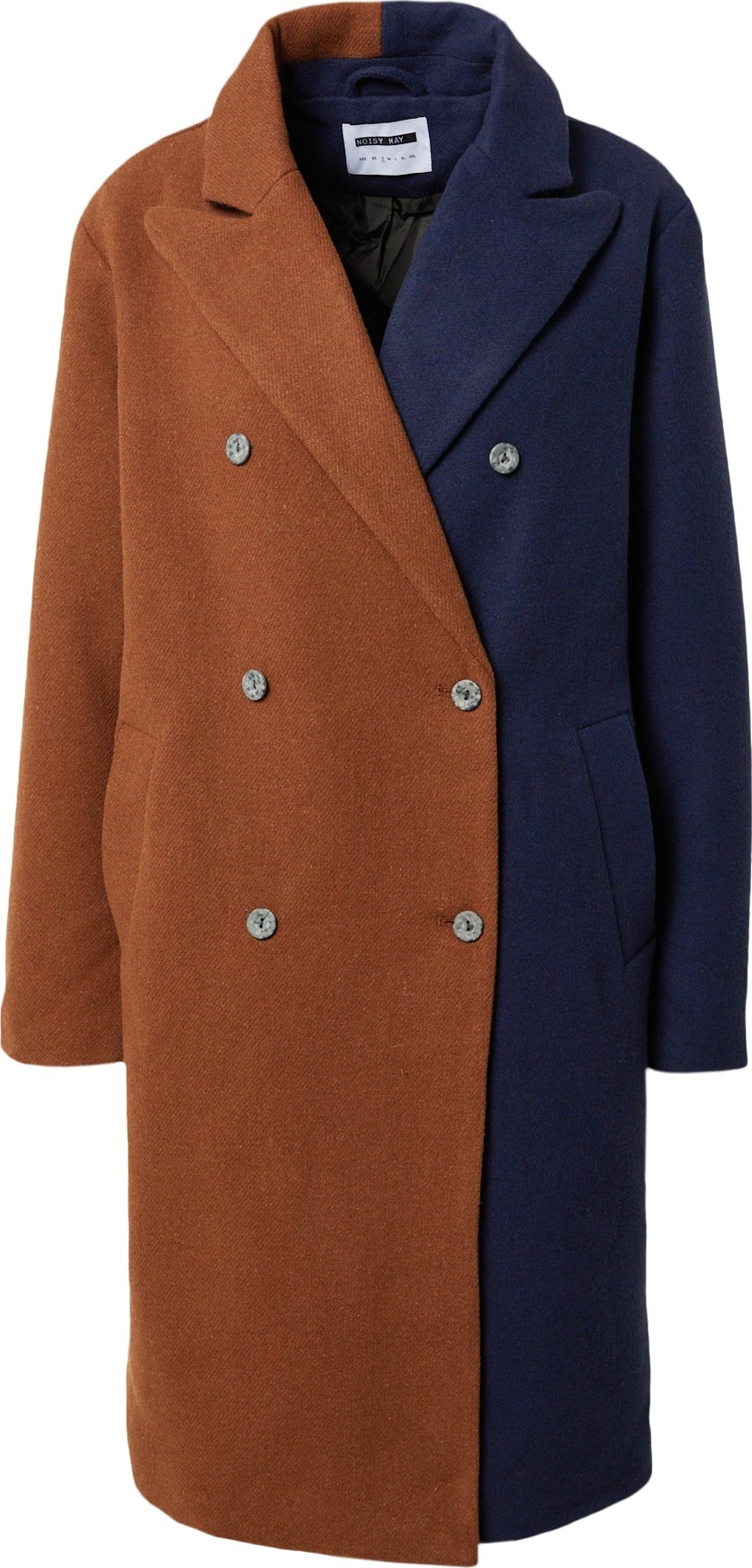 Noisy may Přechodný kabát námořnická modř / hnědá