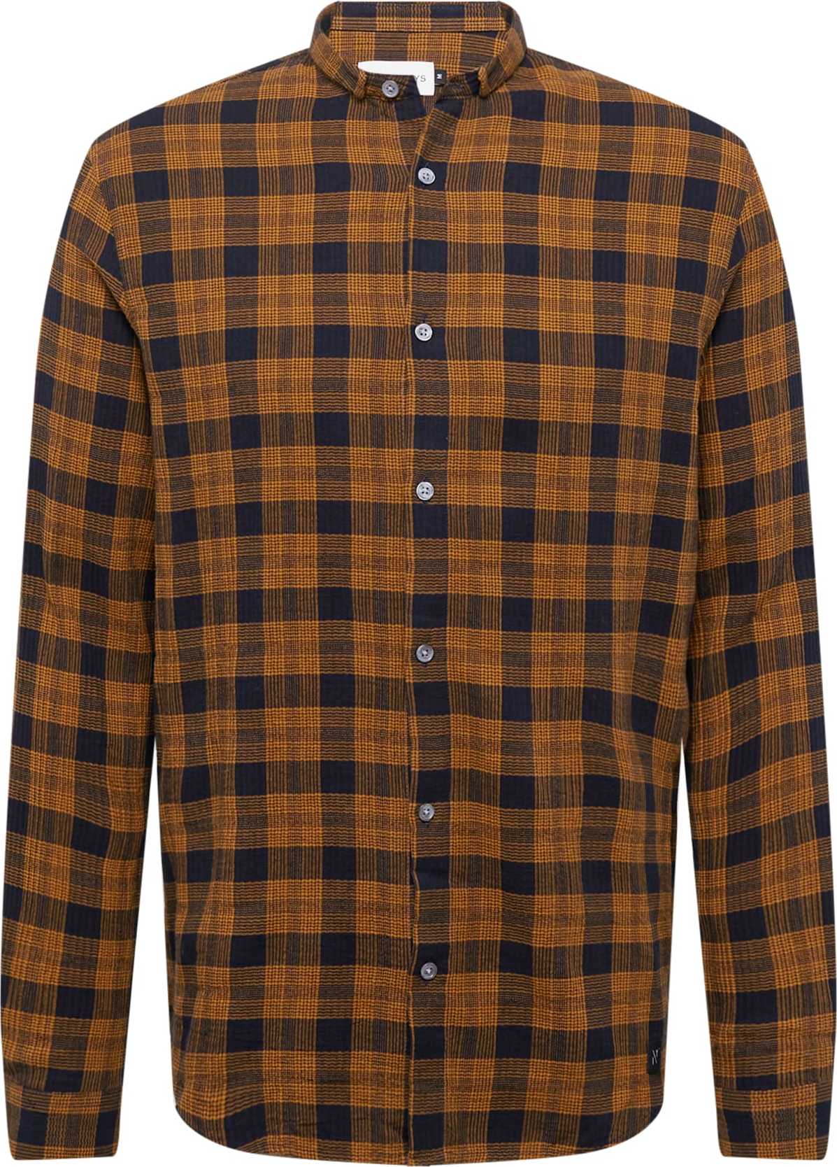 NOWADAYS Košile noční modrá / oranžová