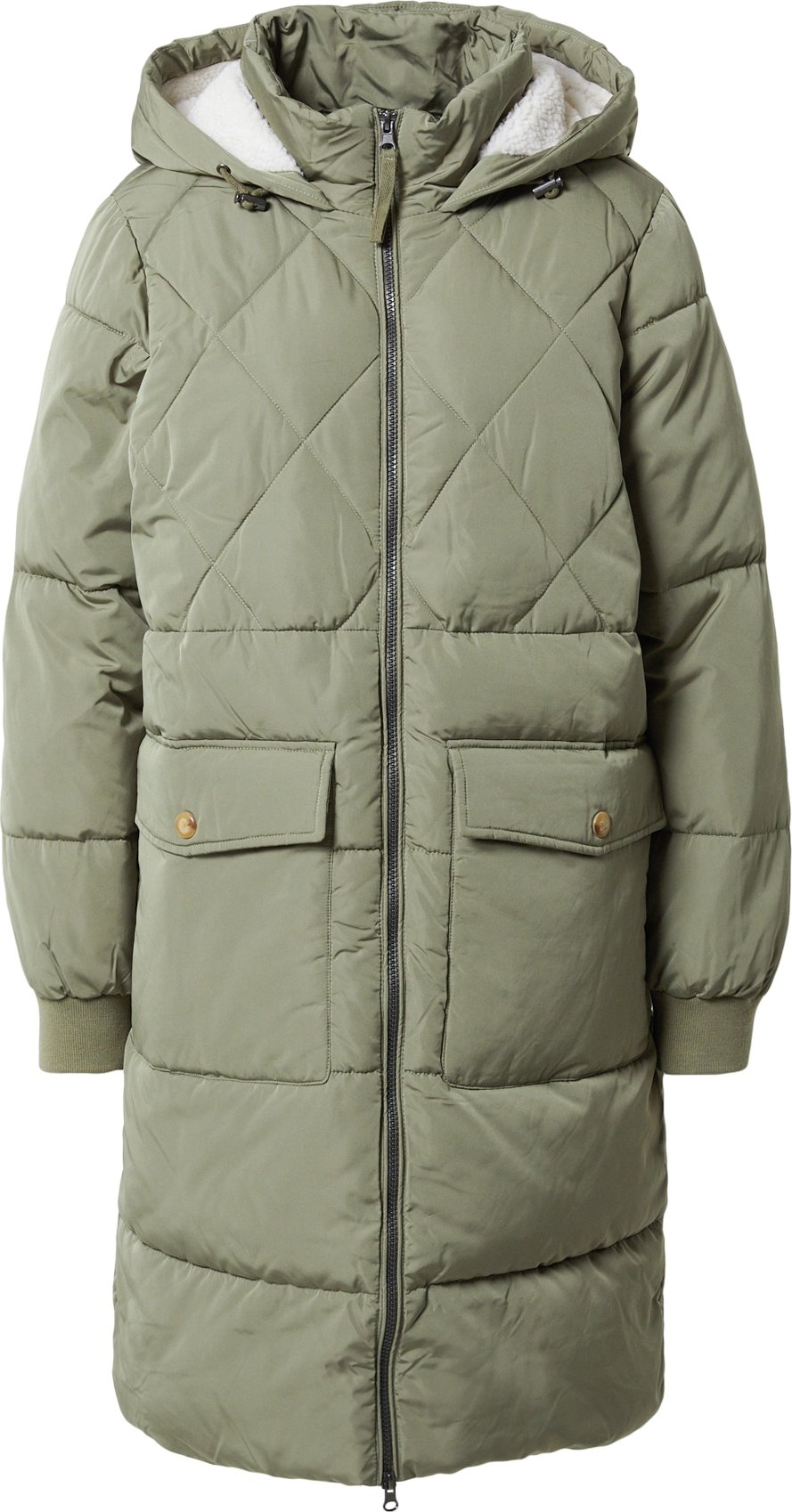 NÜMPH Zimní kabát 'NUBETRI' zelená