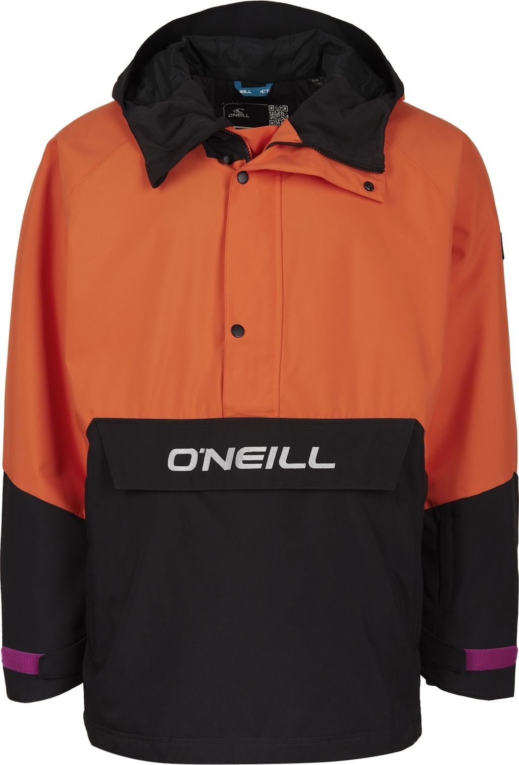 O'NEILL Sportovní bunda oranžová / černá / bílá