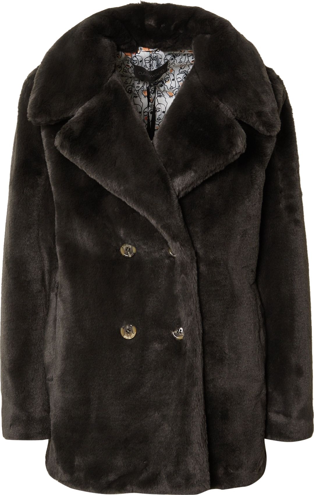 OAKWOOD Zimní bunda 'PERSHING' tmavě šedá