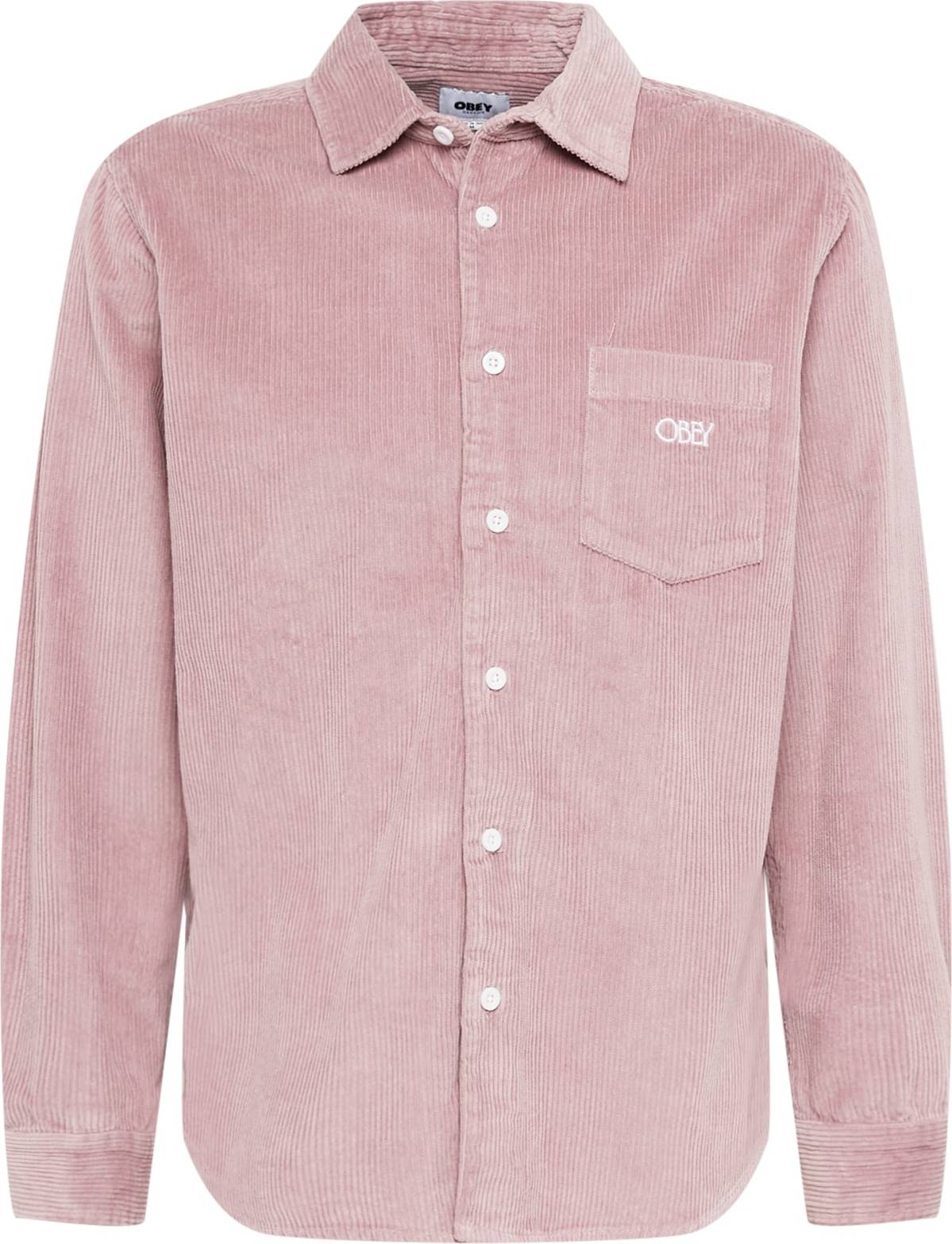 Obey Košile 'Julian' světle růžová